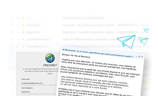 Relance automatique par email sur gliips